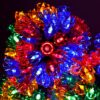 Christmas Concepts® 300 30m/98ft Retro Multi Coloured LED Petal Lights with 8 Function Controller – Indoor/Outdoor – Energy Efficient A++ - Christmas Lights [Energy Class A]