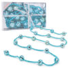Christmas Concepts® 1.8m (5ft 9") Blue Mirror Bauble Bead Garland - Party & Christmas Decorations