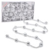 Christmas Concepts® 1.8m (5ft 9") Silver Mirror Bauble Bead Garland - Party & Christmas Decorations
